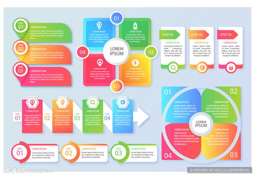 信息圖表合集設計圖 提升商務信息咨詢的專業性與可視化